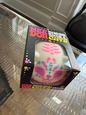 NeeDoh Sugar Skull Cats Squishy Toy